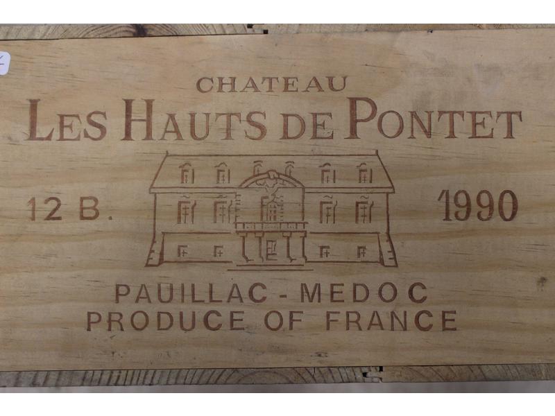 12 Blles CH. LES HAUTS DE PONTET Pauillac...