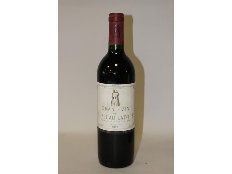 1 Blle CH. LATOUR Pauillac 1er GCC 1987