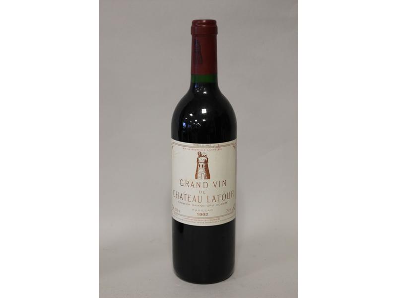 1 Blle CH. LATOUR Pauillac 1er GCC 1992