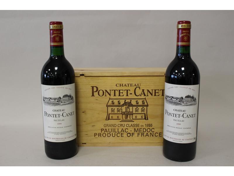 2 Blles CH. PONTET-CANET Pauillac GCC 19...
