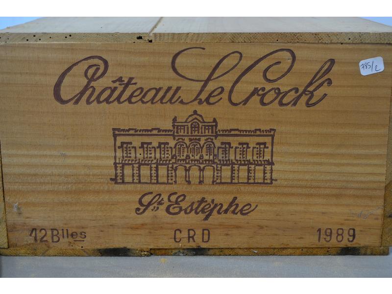 12 Blles CH. LE CROCK Saint-Estèphe CB 1...