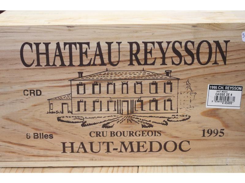 6 Blles CH. REYSSON Haut Médoc CB 1995