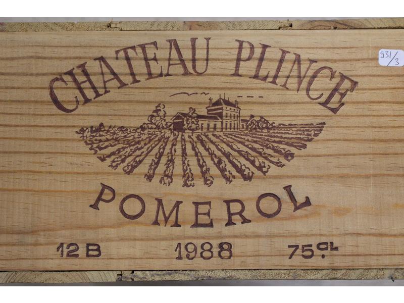 12 Blles CH. PLINCE Pomerol 1988