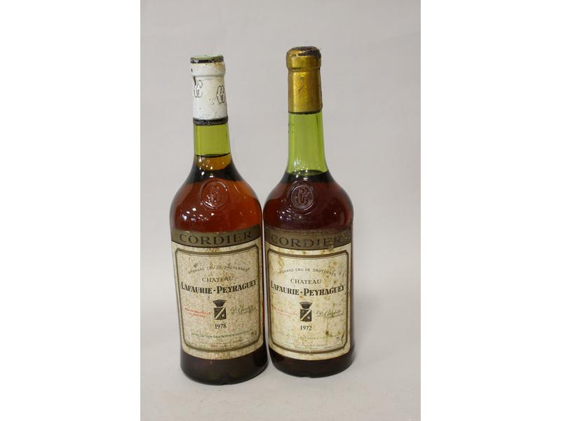 2 Blles CH. LAFAURIE PEYRAGUEY  Sauternes...