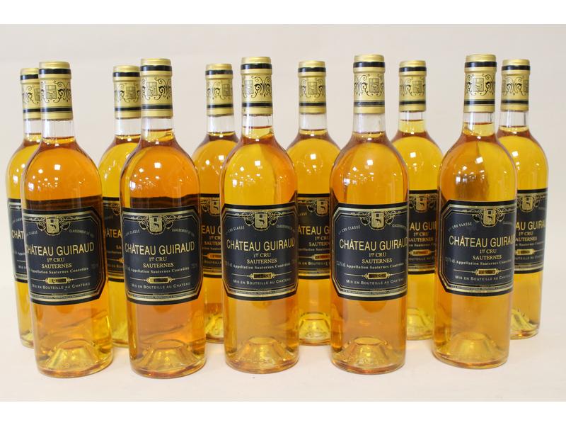 11 Blles CH. GUIRAUD Sauternes 1er CC 19...