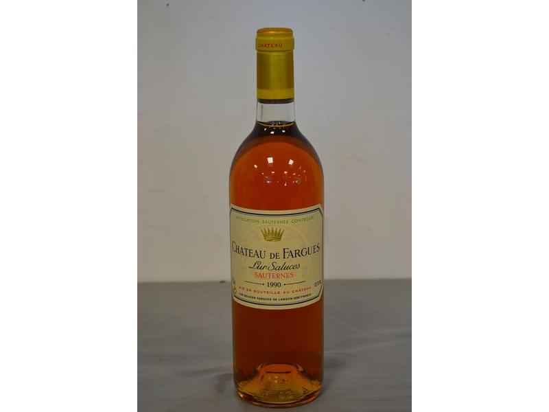 1 Blle CH. DE FARGUES Sauternes 1990