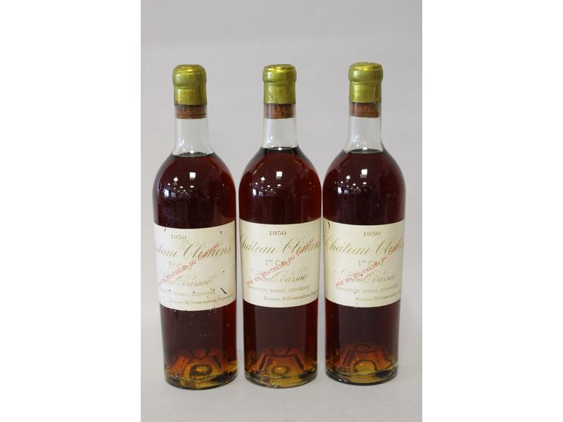 3 Blles CH. CLIMENS Haut Barsac 1er CC 1...