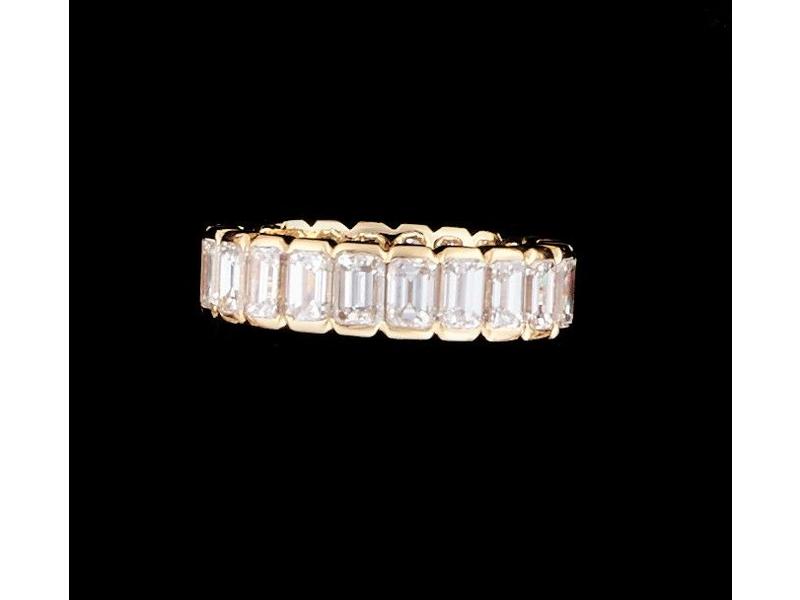 ALLIANCE en or jaune 18K (750) sertie de...