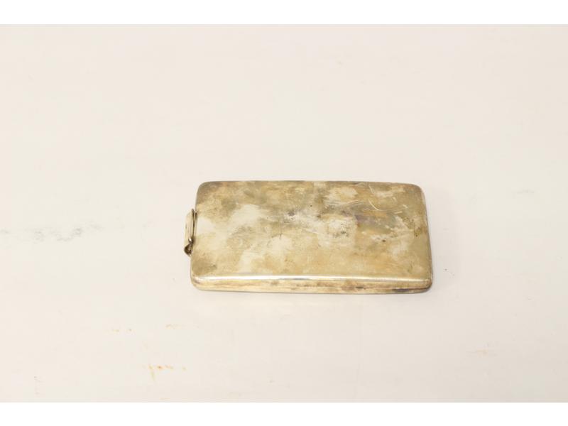PORTE CIGARETTES rectangulaire en argent...