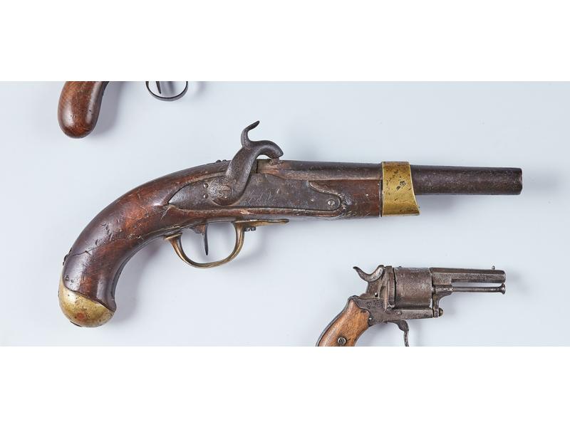 PISTOLET d'arçon modèle An XIII transformé...