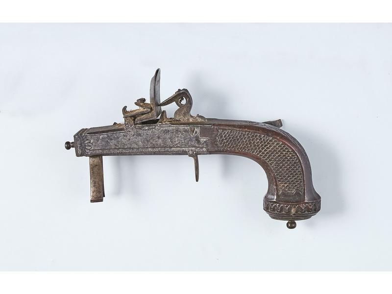 PISTOLET briquet à silex.