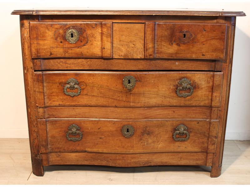 COMMODE rectangulaire en bois naturel, à...