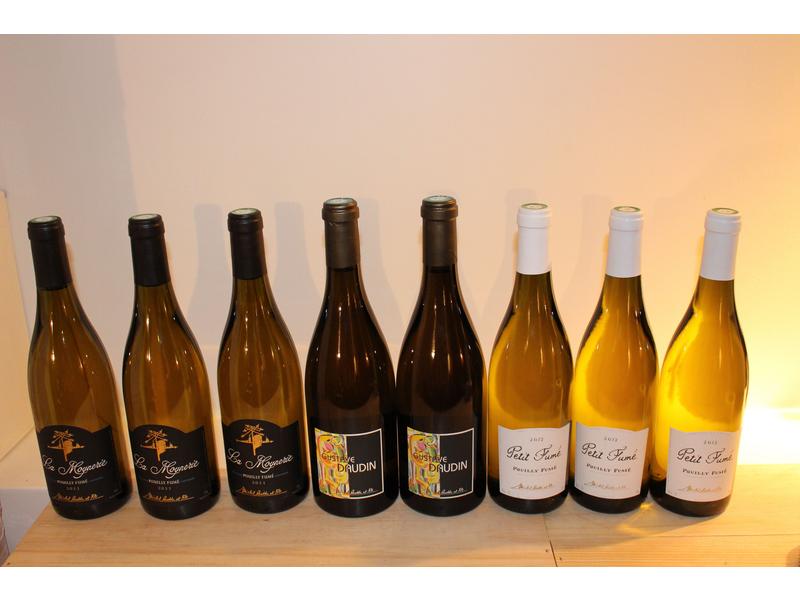 Lot de 8 Blles Loire, Blanc, comprenant:...