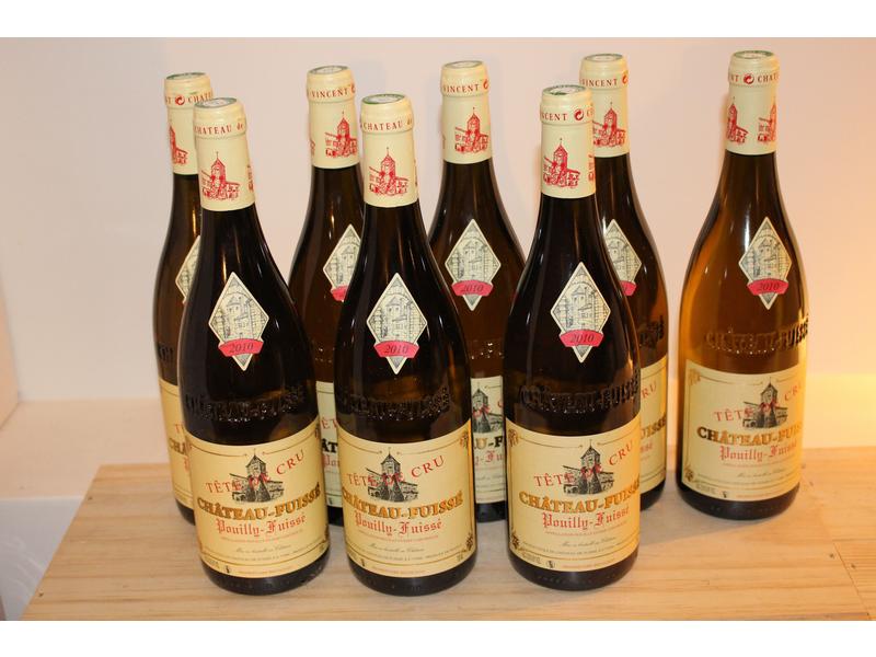8 Blles POUILLY FUISSE "Tête de Cru", mise...