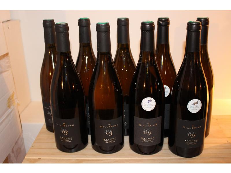 9 Blles SAUMUR, mise Cave Coop, Loire, Blanc...