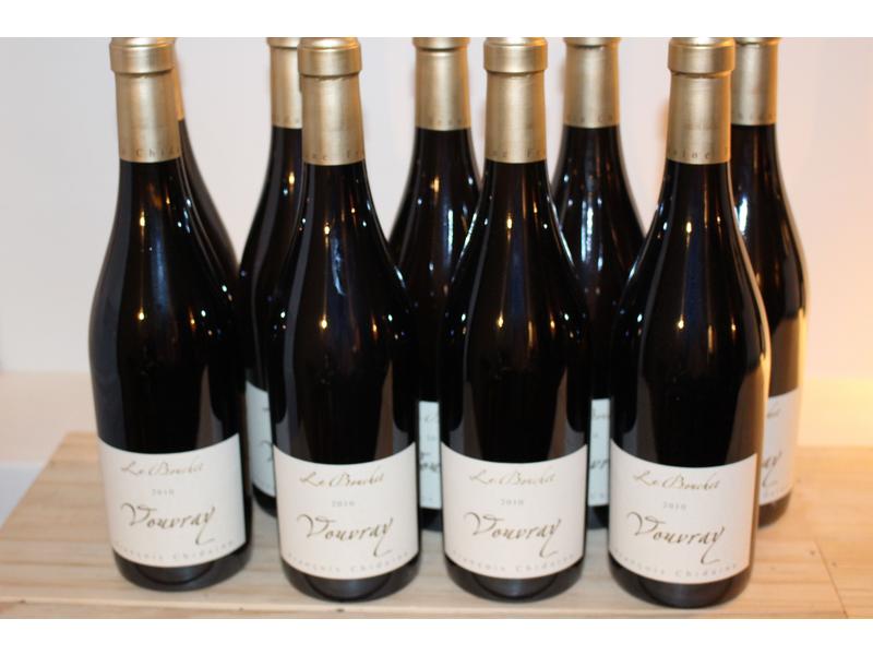 9 Blles VOUVRAY "le Bouchet", mise Fr. Chidaine,...