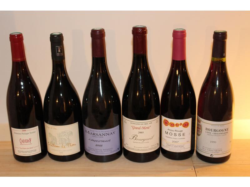 Lot de 6 Blles, Loire, comprenant:
- 1 Blle...