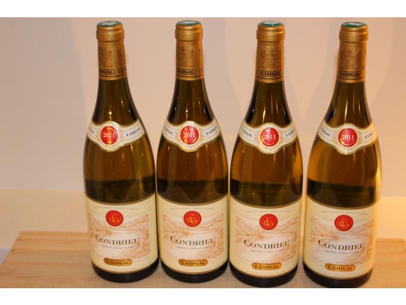 4 Blles CONDRIEU, mise E. Guigal, Rhône,...