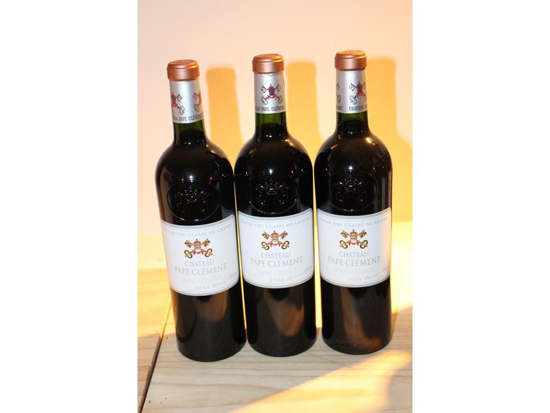 3 Blles CH. PAPE CLEMENT, Graves GCC, 2008,...