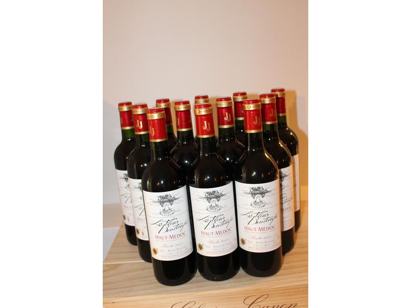 12 Blles LA FLEUR BONTEMPS, Haut Médoc, 8...