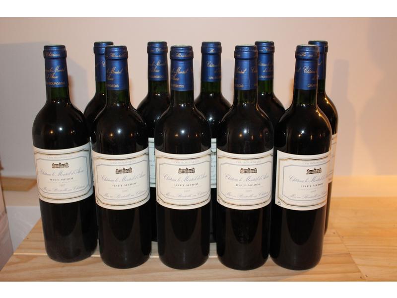 10 Blles CH. LE MONTEIL D'ARSAC, Haut Médoc...