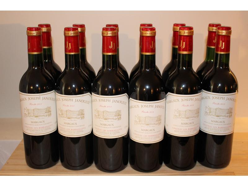 12 Blles CH. LES BARRAILLOTS, Margaux, Rouge,...