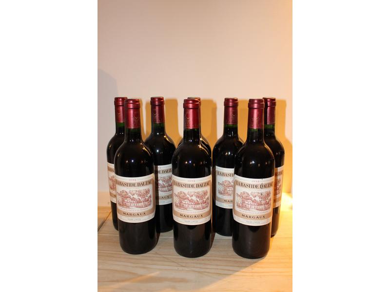 8 Blles LA BASTIDE DAUZAC, Margaux, 1998,...