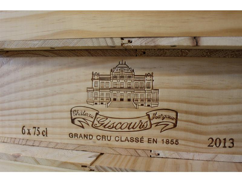 6 Blles CH. GISCOURS, Margaux GCC, 2013,...