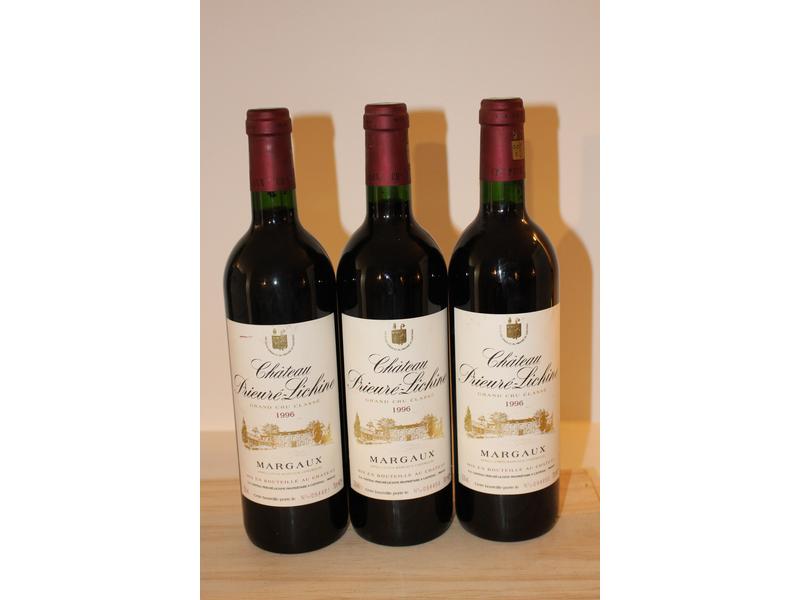 3 Blles CH. PRIEURE LICHINE, Margaux GCC,...