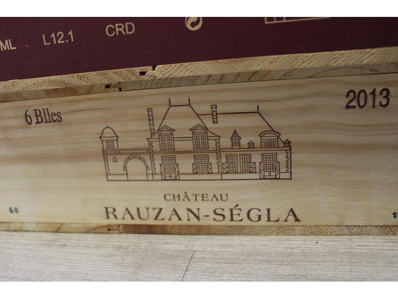 6 Blles CH. RAUZAN SEGLA, Margaux GCC, 2013,...
