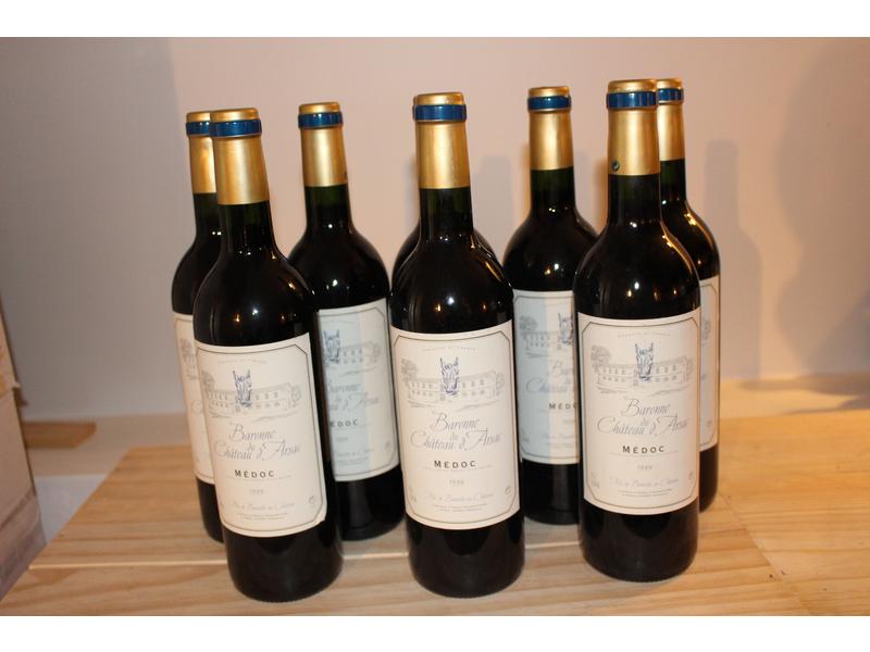 8 Blles BARONNE DU CHÂTEAU D'ARSAC, Médoc,...