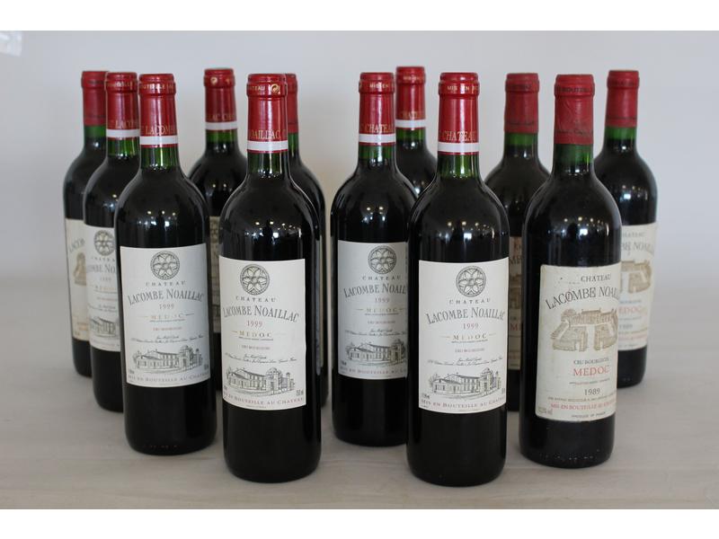 12 Blles CH. LACOMBE NOAILLAC, Médoc, Rouge,...