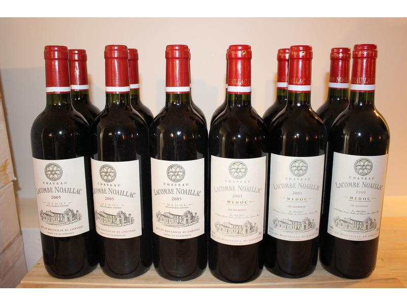 12 Blles CH. LACOMBE NOAILLAC, Médoc, Rouge,...
