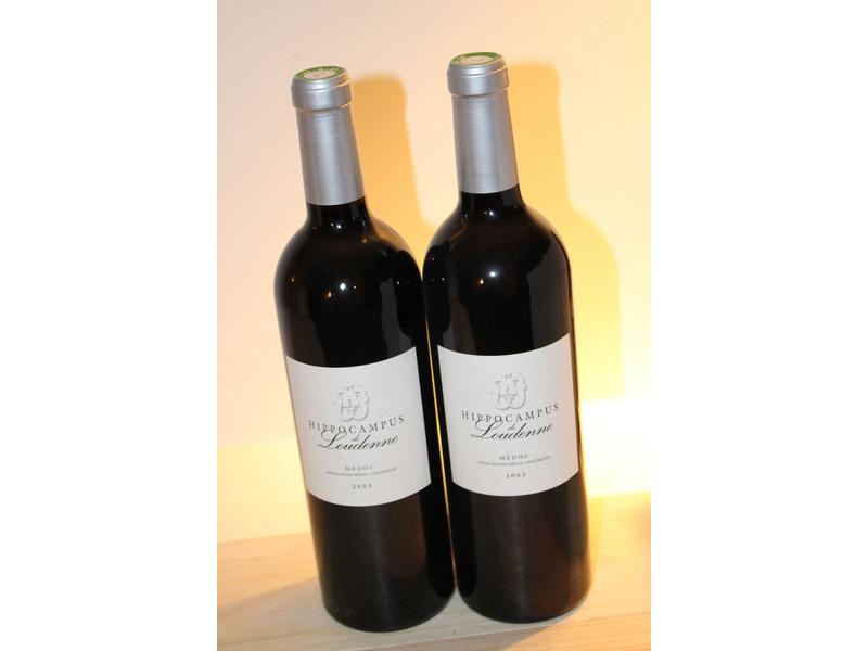 2 Blles HIPPOCAMPUS DE LOUDENNE, Médoc, 2003,...