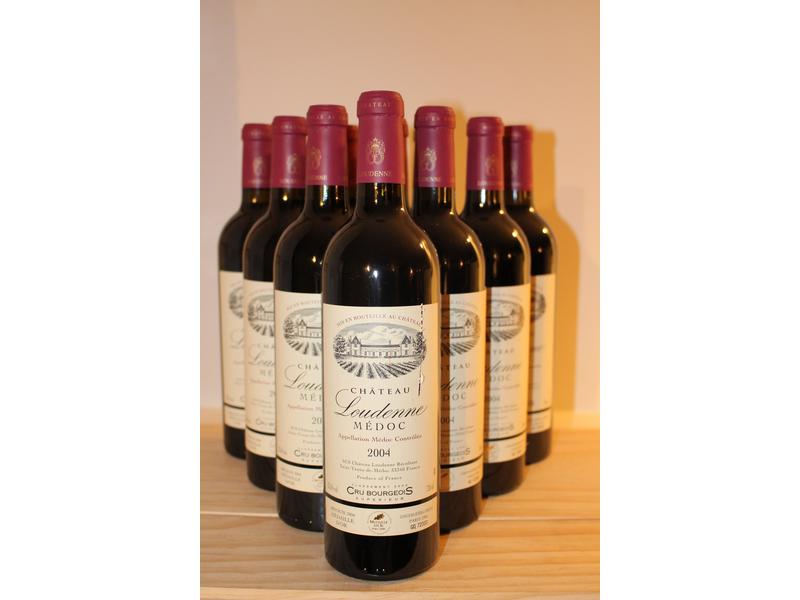 10 Blles CH. LOUDENNE, Médoc CBS, 2004, Rouge
Et.:...