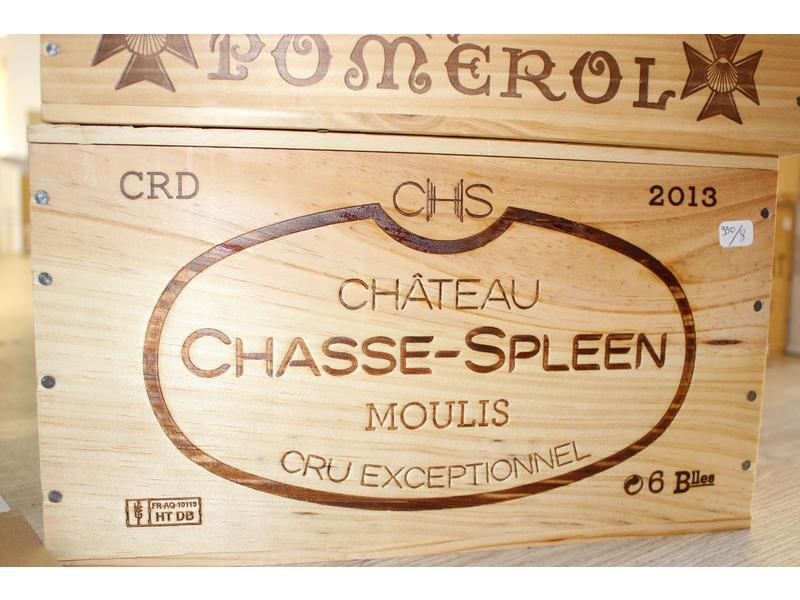6 Blles CH. CHASSE SPLEEN, Moulis, 2013,...