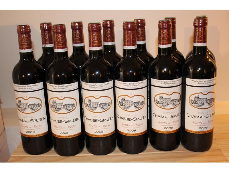 12 Blles CH. CHASSE SPLEEN, Mouli, 2008,...