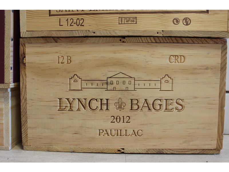 12 Blles CH. LYNCH BAGES, Pauillac GCC, 2012,...