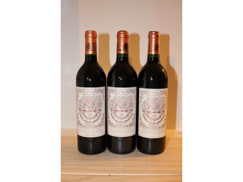 3 Blles CH. PICHON BARON LONGUEVILLE, Pauillac...