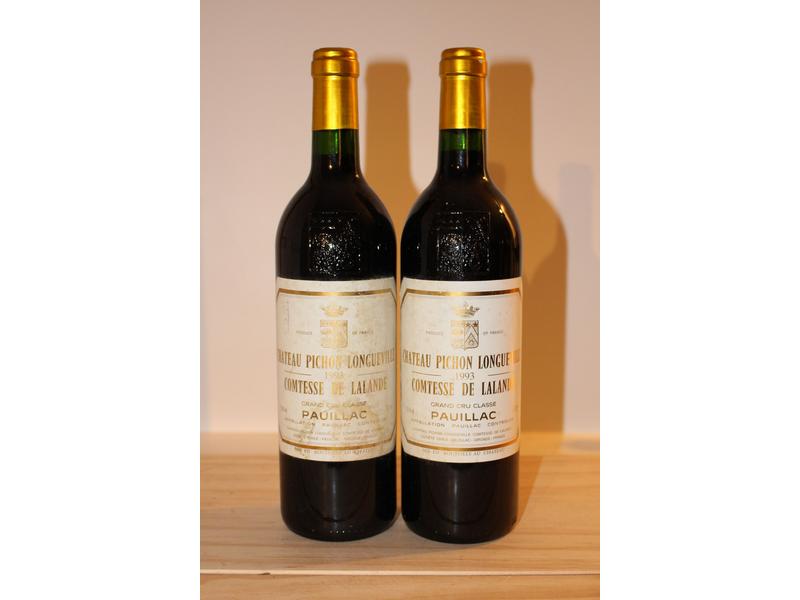 2 Blles CH. PICHON COMTESSE LALANDE, Pauillac...