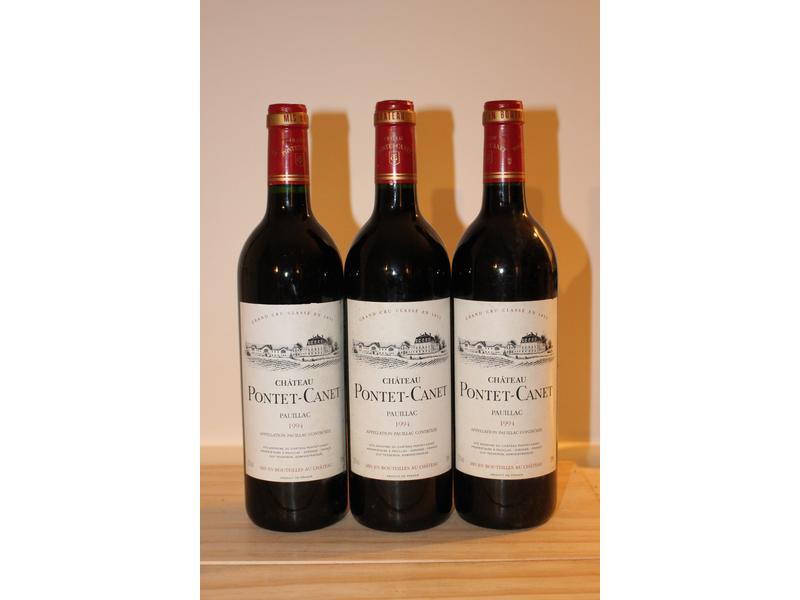 3 Blles, CH. PONTET CANET, Pauillac GCC,...