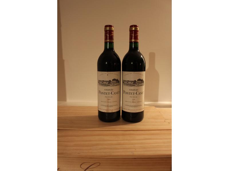 2 Blles CH. PONTET CANET, Pauillac GCC, 1990,...