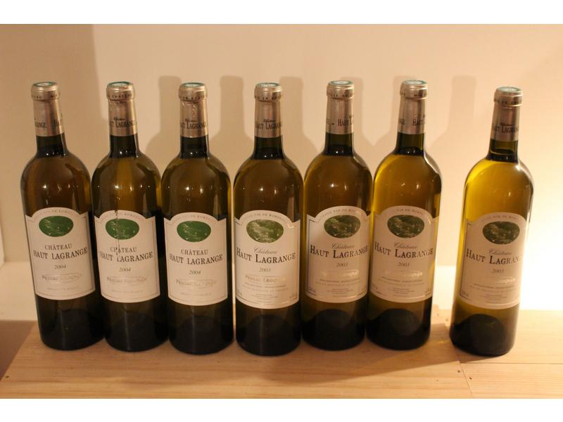 7 Blles CH. HAUT LAGRANGE (blanc), Pessac...