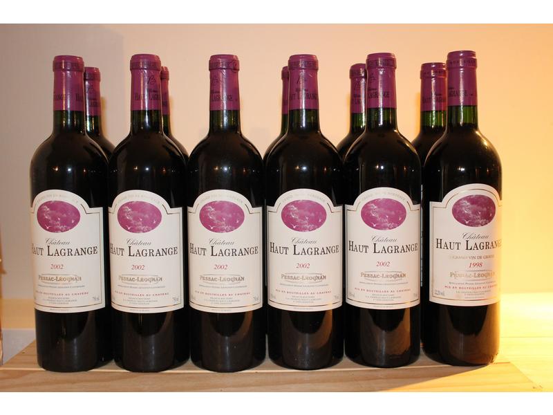 12 Blles CH. HAUT LAGRANGE, Pessac Léognan,...