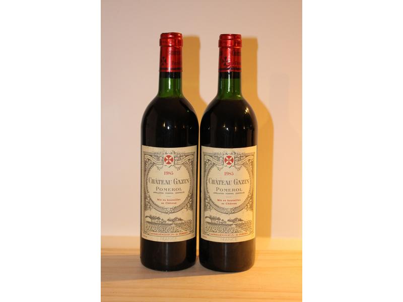 2 Blles CH. GAZIN, Pomerol, 1985, Rouge
Et....