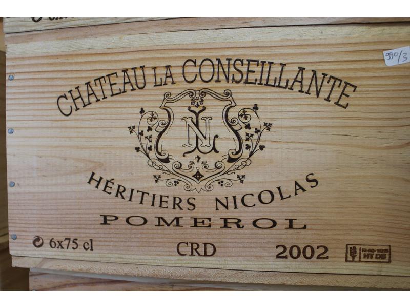 6 Blles CH. LA CONSEILLANTE, Pomerol, 2002....