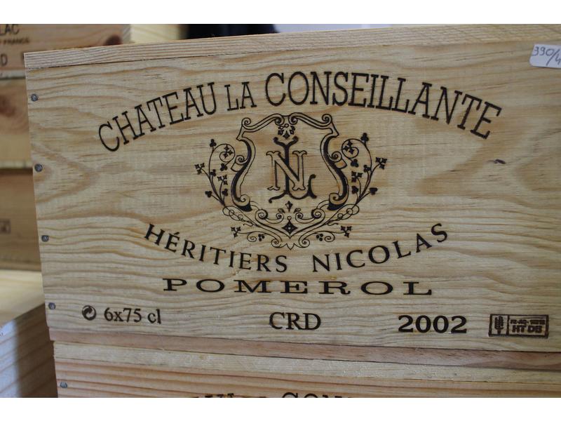 6 Blles CH. LA CONSEILLANTE, Pomerol, 2002....