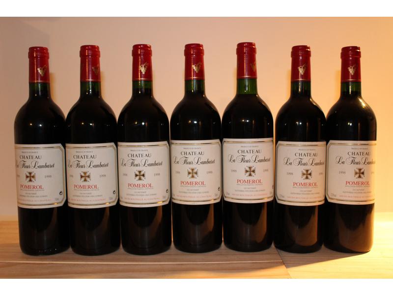 8 Blles CH. LA FLEUR LAMBARET, Pomerol, 1998,...