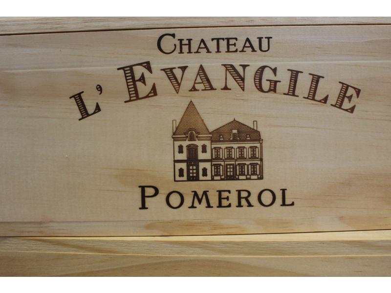 6 Blles CH. L'EVANGILE, Pomerol 2013, Ro...