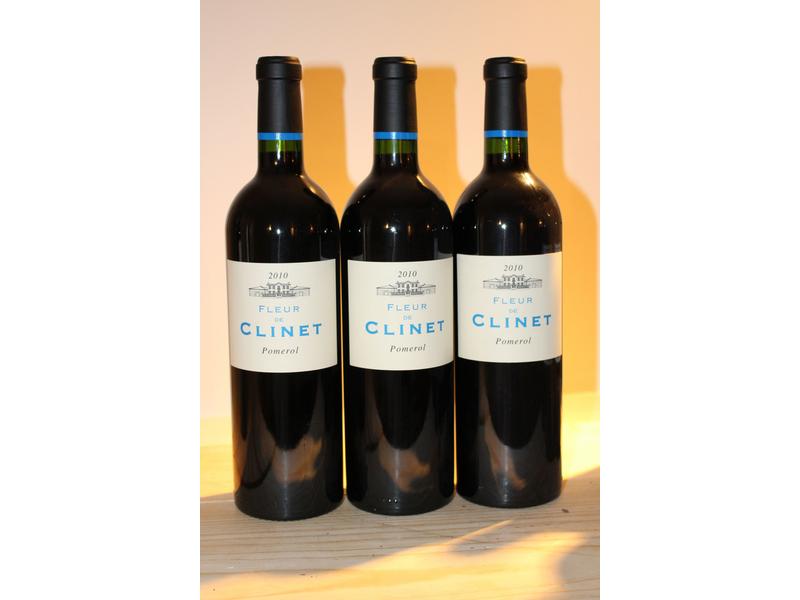 3 Blles FLEUR DE CLINET, Pomerol, 2010, ...